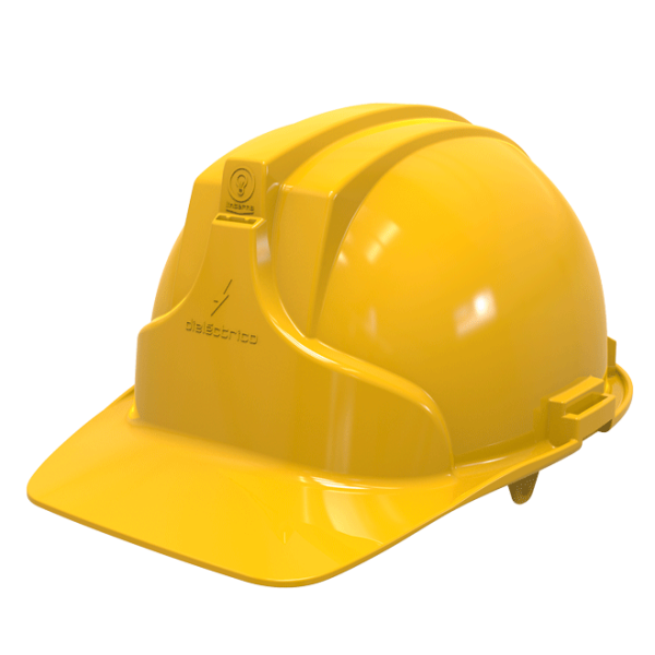 Casco tipo minero dieléctrico